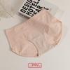 Plus Size Women's Cotton Mid-Rise Hip-Lifting Breathable Triangle Panties