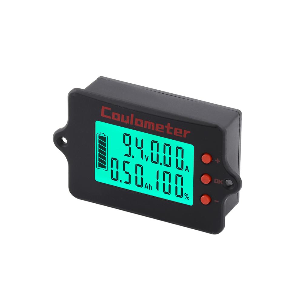 PZEM-117 Voltage Current Meter Battery Level Detector DC 8-111V 11A/11A/111A Universal Battery Level Indicator Coulomb Meter