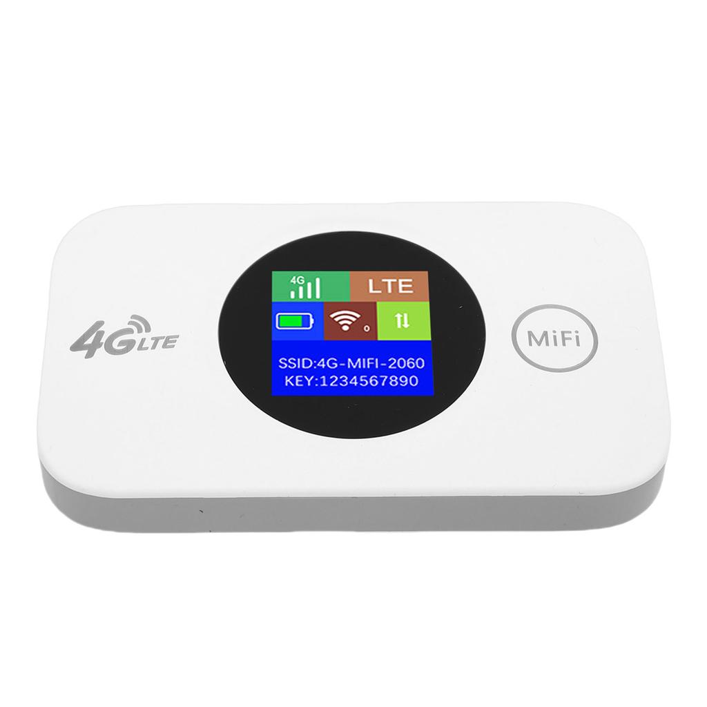 Portabl 4G WiFi Router with SIM Card Slot 300Mbps 4G LTE WiFi Mobile Hotspot for Travel Camping Outdoor