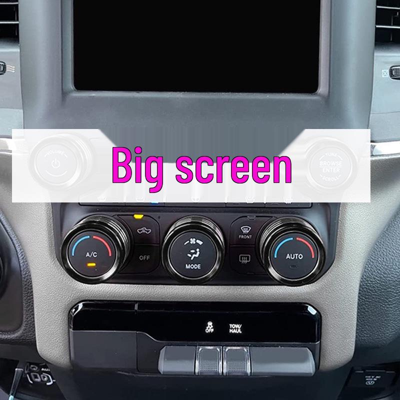 19-22 Dodge Ram Audio & AC Knob Decorative Ring