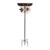 Garden Birdbath Sturdy Iron Outdoor Bird Bath for Outside Vintage Standing Birdbath Bowl for Outdoor Garden Patio Yard