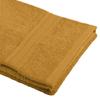 Serviette de toilette - lovely casa - curry - 50 x 90 cm - 100% coton bio - lavable en machine