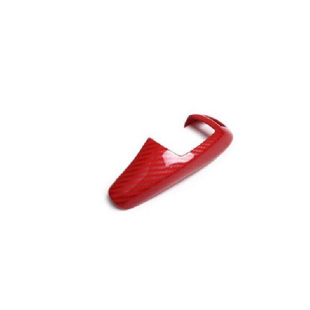 Carbon Fiber Red Gear Shift Knob Cover Fit For BMW X3 F25 X4 F26 Central Console