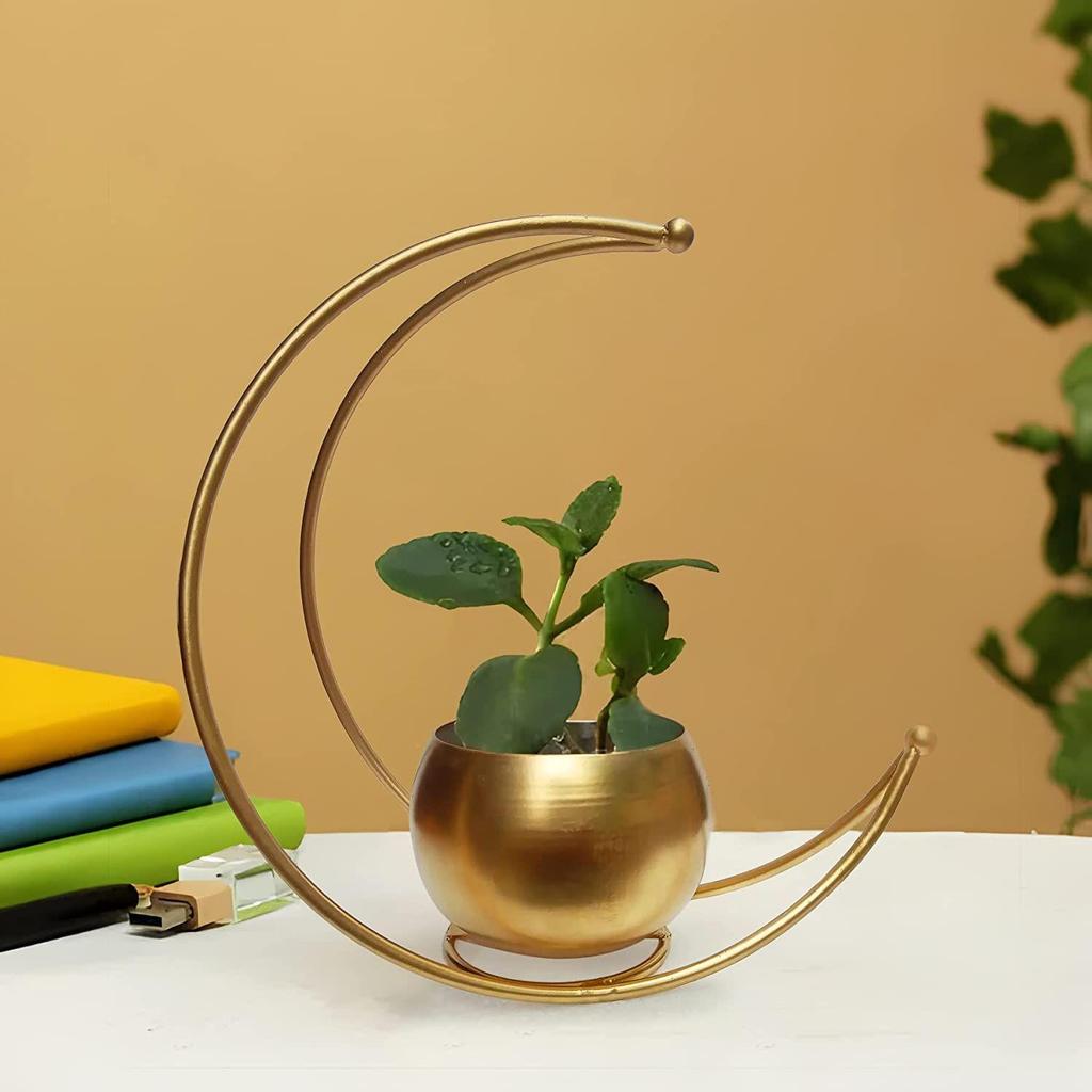 Diwali Gift Items for Home Decoration Tabletop, Side Table, Living Room, Home Office Decoration, Home Decorative Items, Golden 9 Inches Height