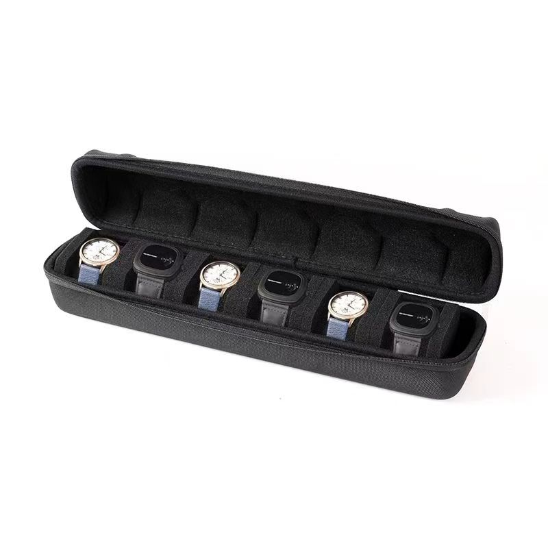 Watch Box Organizer for Men,Watch Travel Case Portable Storage Watch Display Holder for Wristwatches with anti-Move Watch Pillow