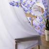 Lavender Purple Flowers Modern Tulle Curtains For Living Room Bedroom Home Kitchen Window Sheer Curtains