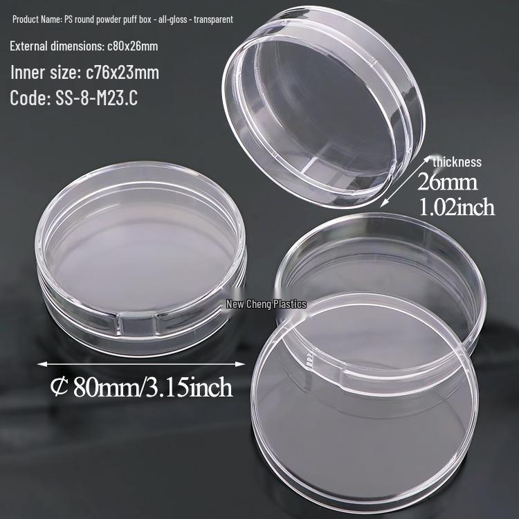 Makeup Cotton Swab Storage Box: Single/Double Compartment, Plastic PP Box for Lipstick and Remover Wipes