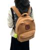 School Bag Capybara Plush Backpack Animal Cartoon Capybara Handbag  Female/Lady/Girl