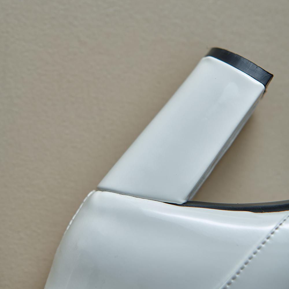 Rot Schwarz Damen Kniehohe Stiefel Hoher Absatz Kleine Große Größe 32 46