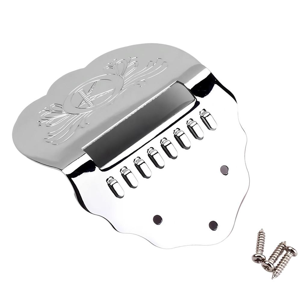 Premium Metal Mandolin Tailpiece Durability and Stylish Replacement Part for Enhancing Performances