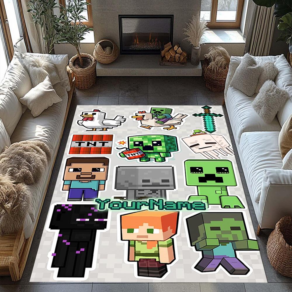 Roblox 32 Customize Text Floor Rug Office Rug Design for Decorate room Entryway Balcony Study room Anti-slip Rug Decorate Offices Wedding Party Gift