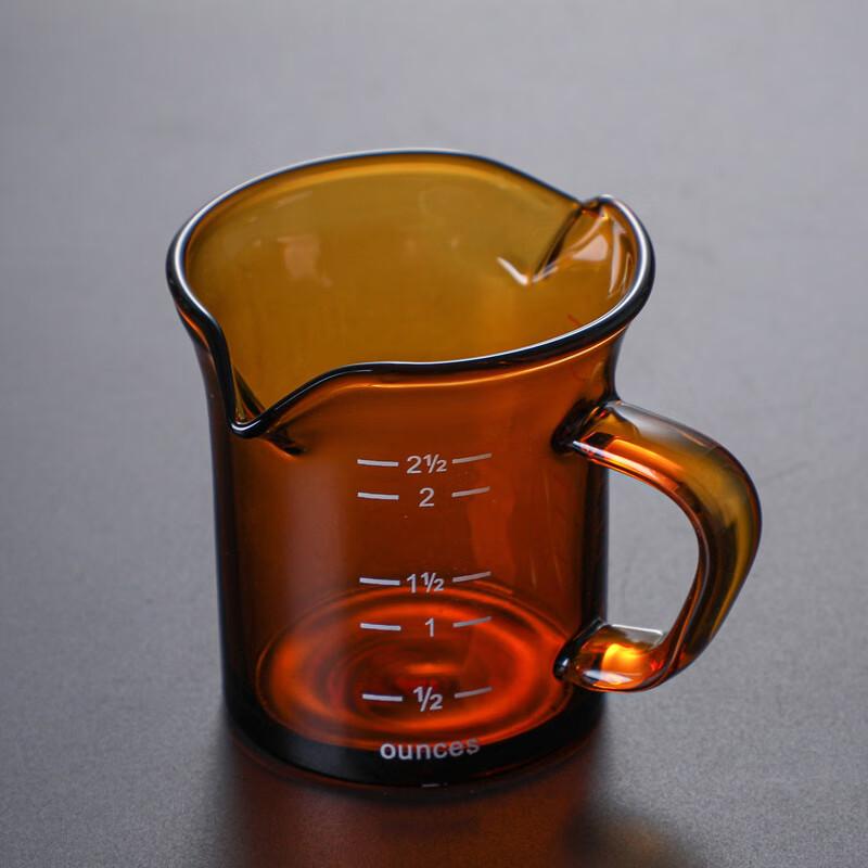 SX Double Spout Glass Espresso Measuring Cups