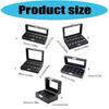 Additional Velutinous Lined Watch Storage Case Secure Metal Grip Plan For Jewelry Display And Travel