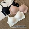 Traceless tube top underwear for women's summer thin styles gather small breasts and show large fixed cups, vest type steel-free beautiful back bra