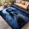 Corpse Bride Print Rug, Washable Floor Carpet, For Entryway Dorm Laundry Room Office Study, Home Decor Birthday Christmas Gift