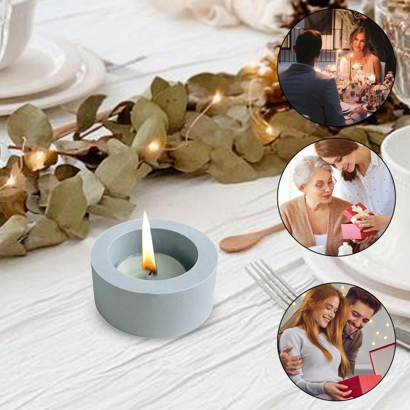 Tealight Holder Mold 3D Candle Holder Silicone Resin Mold Unique Candle Jar Resin Casting Mold For Candle Holder Jewelry