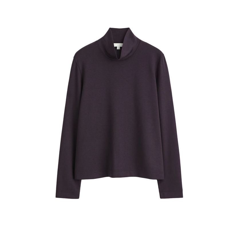 CS Autumn New Women clothes American Chinlon Blended Casual Turtleneck Long sleeve Knitted Top 1293742