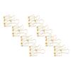 30Pcs Wire Binder Clips 2in Wide Hollow Out Strong Metal Wide Application Metal Binder Clips for Home Office School