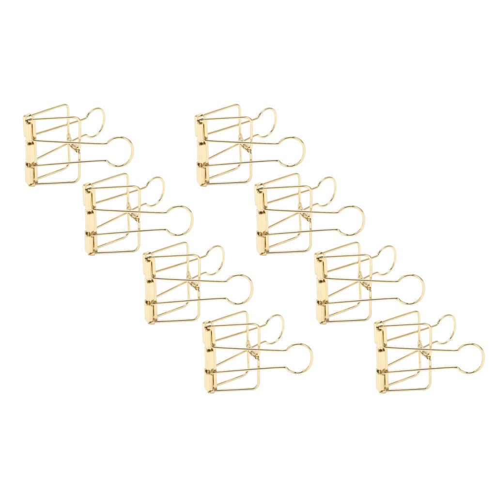 30Pcs Wire Binder Clips 2in Wide Hollow Out Strong Metal Wide Application Metal Binder Clips for Home Office School