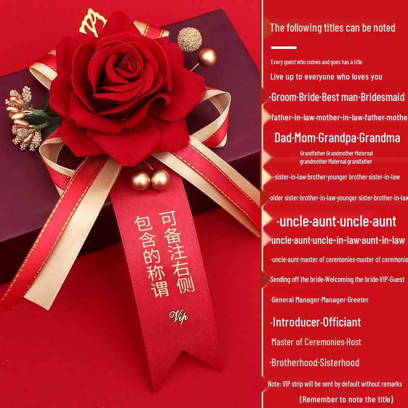 Corsage Wedding Set: Family, Groomsmen & Bridesmaids Boutonnieres for Welcoming Parents.