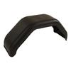 Trailer Fenders Injection Molded Shockproof Scratch Resistant for Single Axle Trailers 14in 15in Diameter Wheels