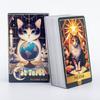 Cat Tarot 78 Card Deck English Version Board Game Divination Tools for Fun Fortune Telling Cards