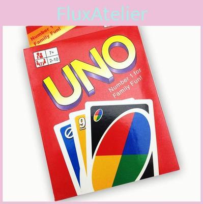 Karty Uno Standard 108 Přátelé Děti Zábava Hraní Stolní Hra Sada Hračka