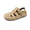 Fashion Hot-selling Sandals Versatile Baotou Fashion Sandals Women's Summer Hollow Woven Fish Bone Roman Shoes New Birken Shoes