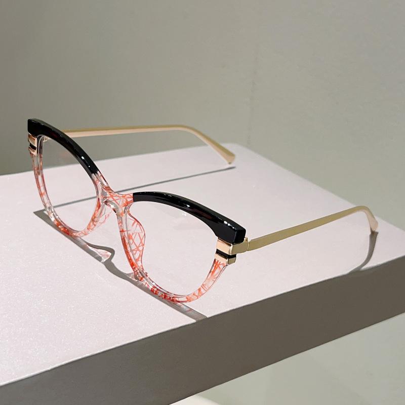 Vintage Katzenaugen Anti-Blaulicht Optische Linsen Brillen Damen Luxus Myopie Individuell Anpassen Sehstärke Photochrome Brillen Rahmen