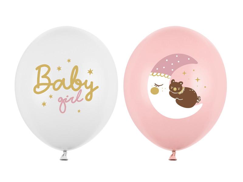 Balony 30 Cm, Baby Girl, Mix (1 Op. / 50 Szt.)