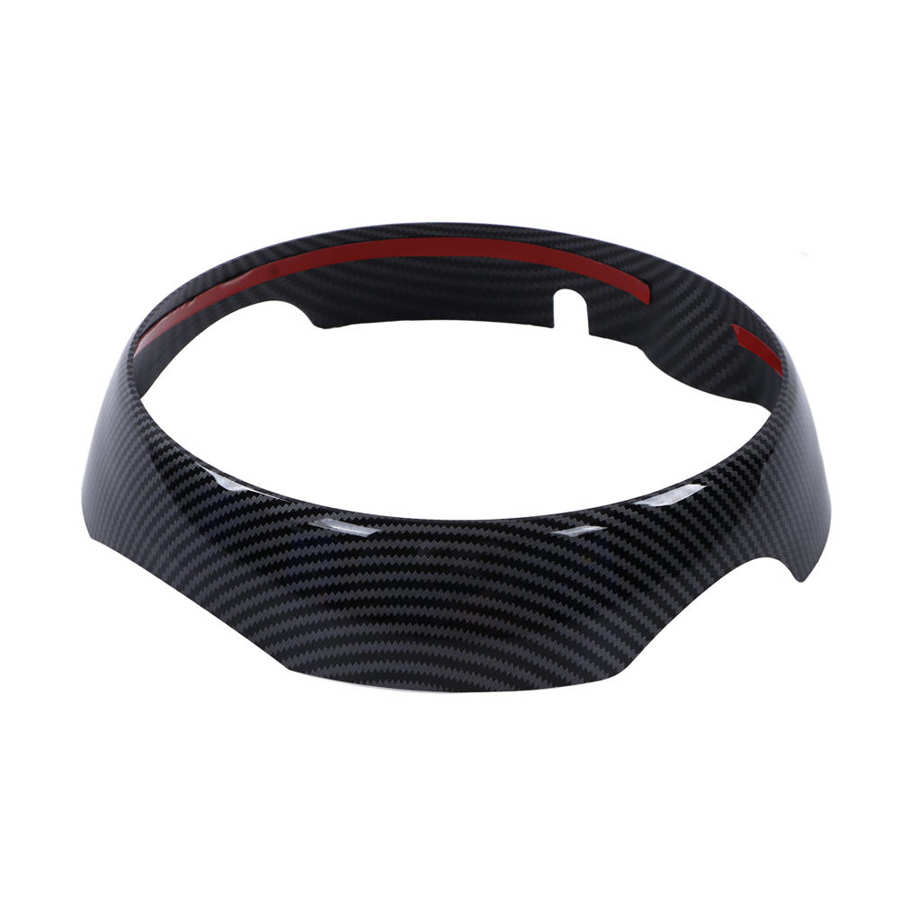 Decoration For Cooper Hatchback F55 F56 F57 2014‑ Carbon Fiber Style Navigation GPS Screen Protector Decoration 6.5 Inches Carbon Fiber
