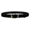 Minimalist Genuine Leather Waist Belt With Pin Closure For Fashionable Ladies And Jeans