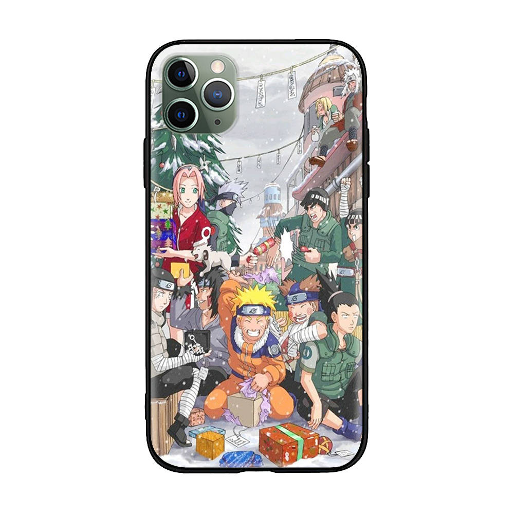 W-3 Naruto vánoční měkké pouzdro pro Samsung A04s A05s A10s A11 A12 A14 A15 A22 A23 A32 A50S M31 M51 M52 M53 A25 A30S A51 A52 A55 A70 A71 A72 S10 S9