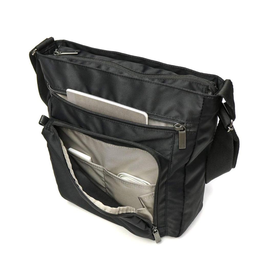 Shoulder bag Bastique 2 with setup black [ACE TOKYO] function,