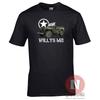 T-shirt Willys Mb Veicolo Multiuso Seconda Guerra Mondiale Esercito USA Alleati