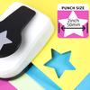 Paper Cutter for Crafts Hole Punch Puncher Punches Tool 50mm 2 Inch Star Paper Shapes Hole for Card Making Custom Scrapbooking