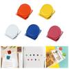 2 In 1 Fridge Magnet Round Metal Organizer Clip New Round Magnetic Clip  Office