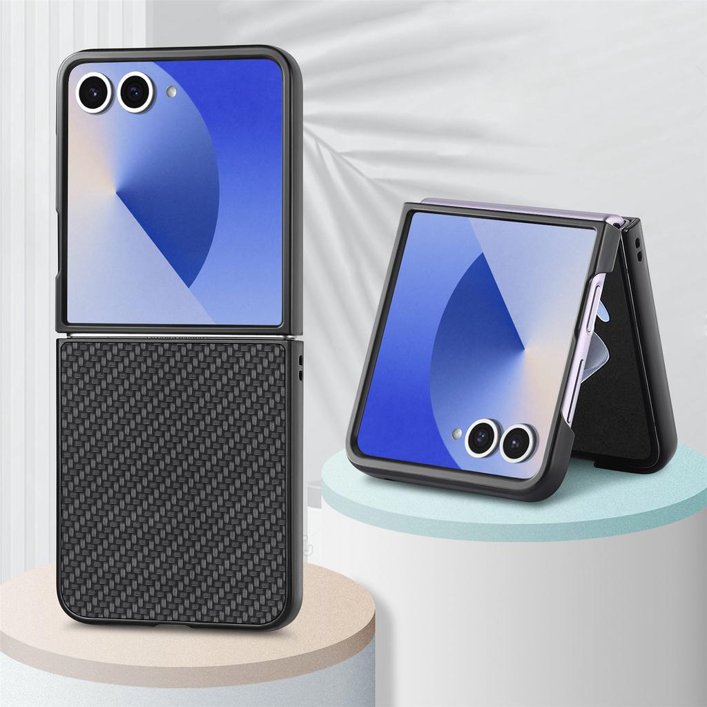 Faltbare Hülle aus Kohlefaser für Samsung Galaxy Z Flip 7 5G Flip7 Flip6 Flip 6 5 4 3 2 1 Flip4 Flip5 Flip3 Flip2 Dünne Hüllen