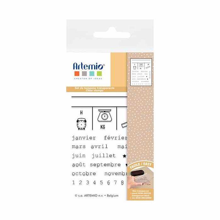 Clear Stamps - Artemio - Birth - 9x7cm - Transparent - Multicolor - Mixed