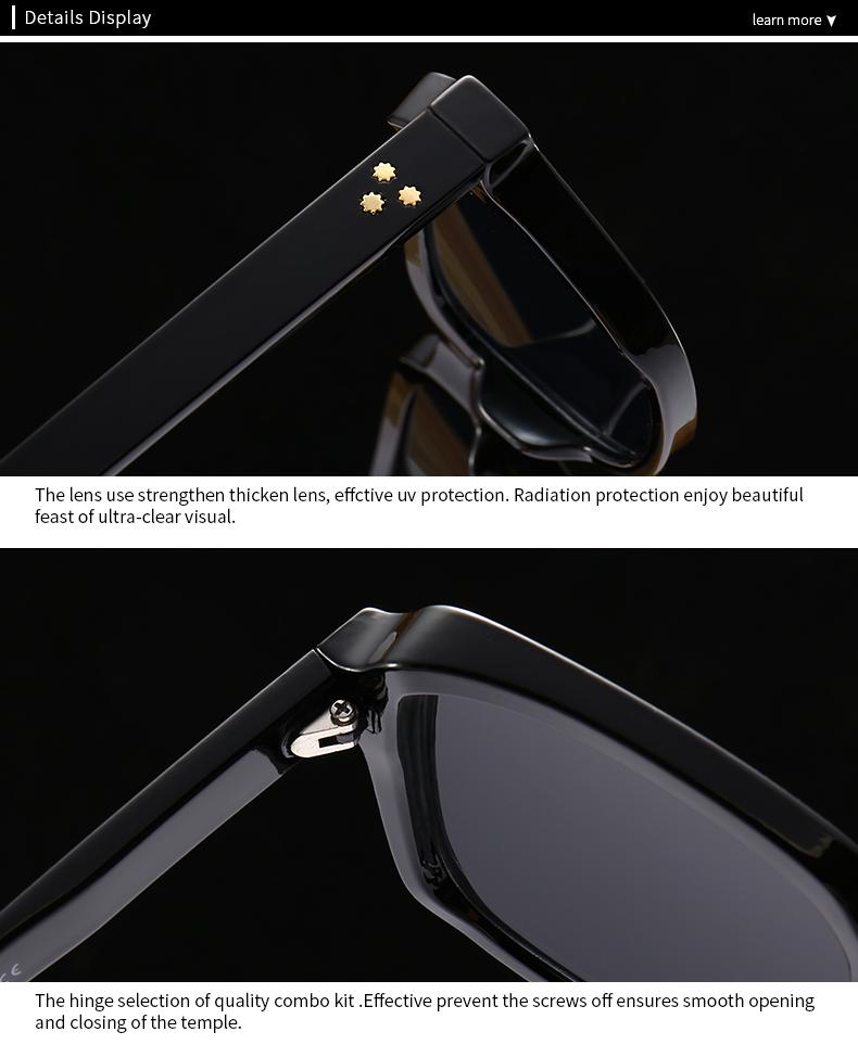 Foreign Trade  Popular Modern Rice Nail Sunglasses European And American Street Photography Ins Popular Model Geomet