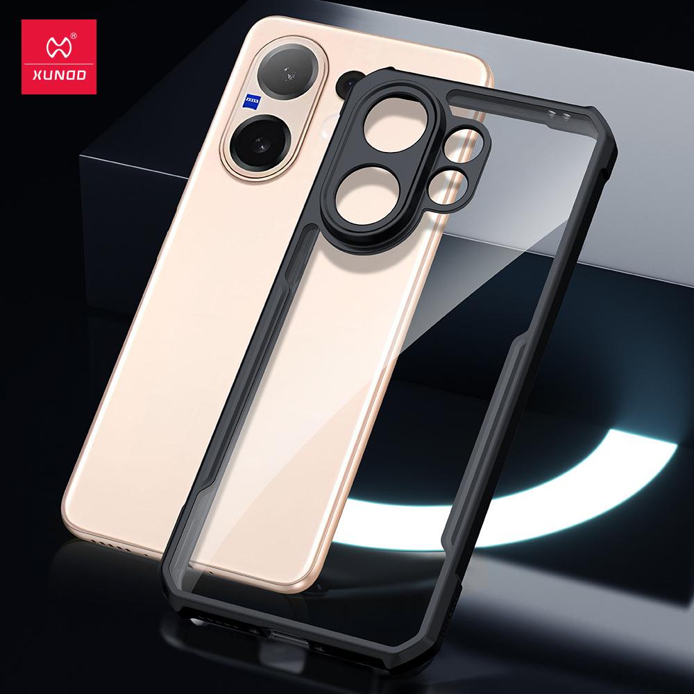 For Vivo V60 Case XUNDD Casing Airbag Anti Fall Bumper Protective Shell Transparent Phone Cover