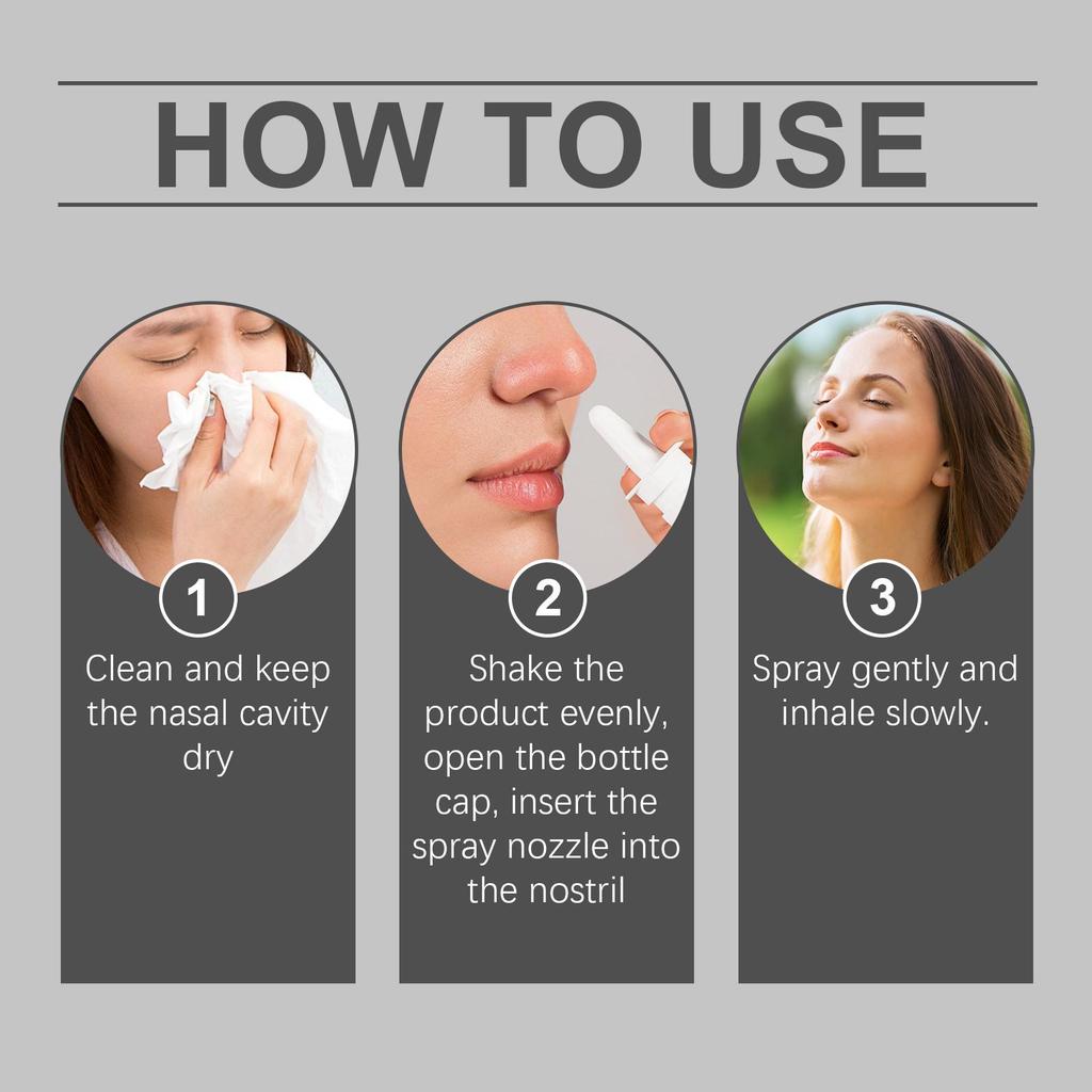 XIMONTH Dryness-Relief Moisturizing Nasal Spray - Gently Relieves Nasal Dryness, Cleans and Comfortably Cares for Moisturized Nasal Passages, 30ml