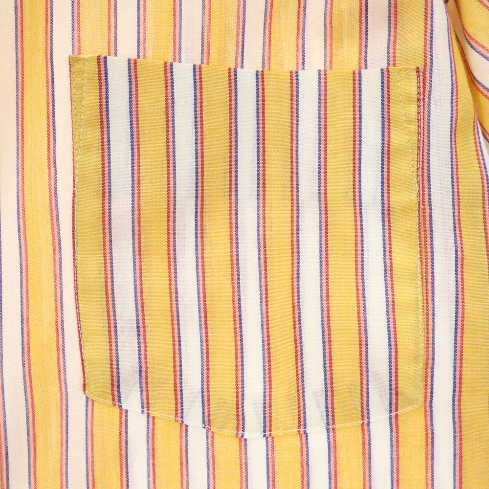 VAN HEUSEN 70s Striped Pattern Long Sleeve Shirt 15/32 417 Old Vintage Men's Used