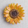 Sunflower obi clasp: Palnart Poc