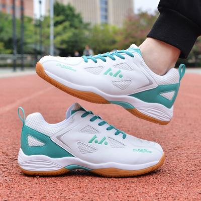 New Breathable Shock-absorbing Tennis Shoes for Men and Women, Flat-bottomed Badminton Shoes, Lightweight Table Tennis and Badminton Sports Shoes