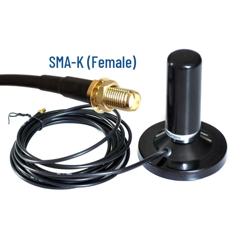 

Dual Band High Gain Walkie-Talkie Antenna for Yaesu, Kenwood, and Baofeng Suction Cup + 5m Cable + Antenna - SMA Female