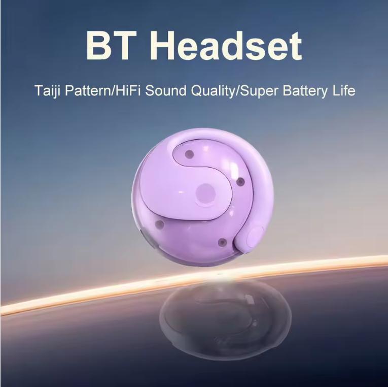 Wireless Bluetooth AI Real-time Language Translation Earphones 144 Languages Ear Hanging Headphone Translator for Travel Busine