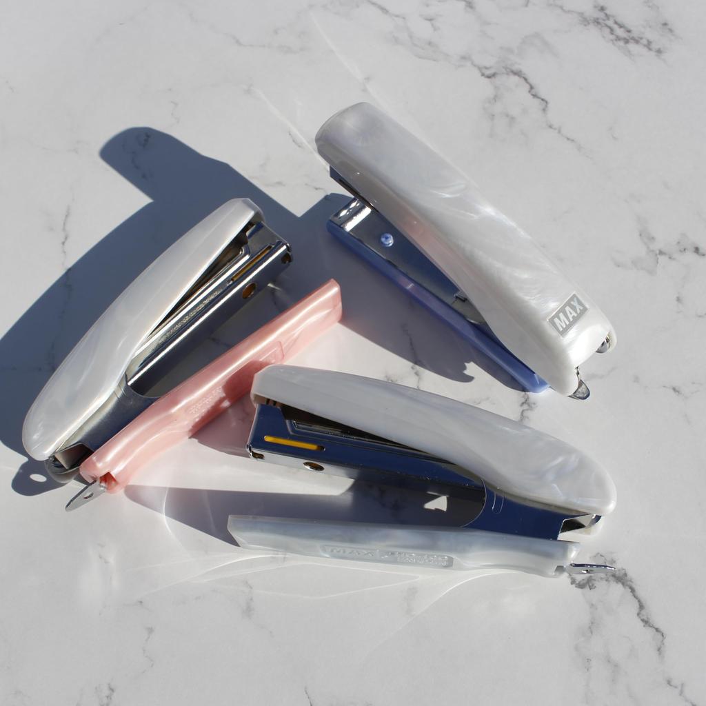 Max Sustainable Stapler Pearl Gray ZH90213 HD-10D/BP1