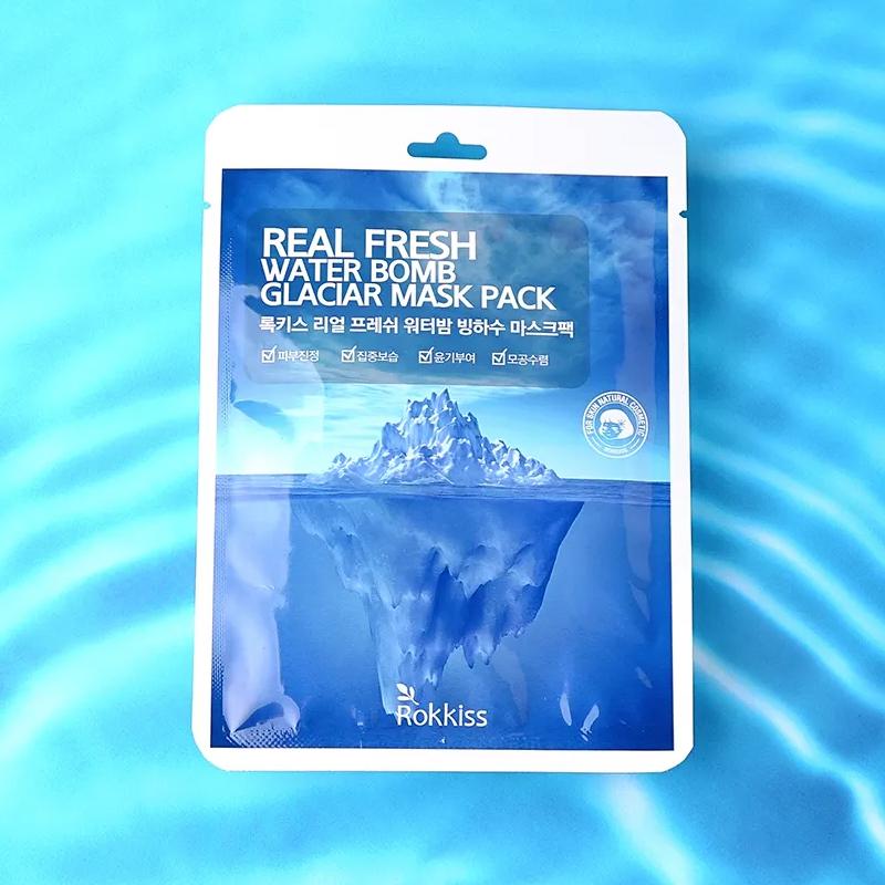 Rokkiss Masque Pack Bombe d'Eau Fraîche Glaciar 23g
