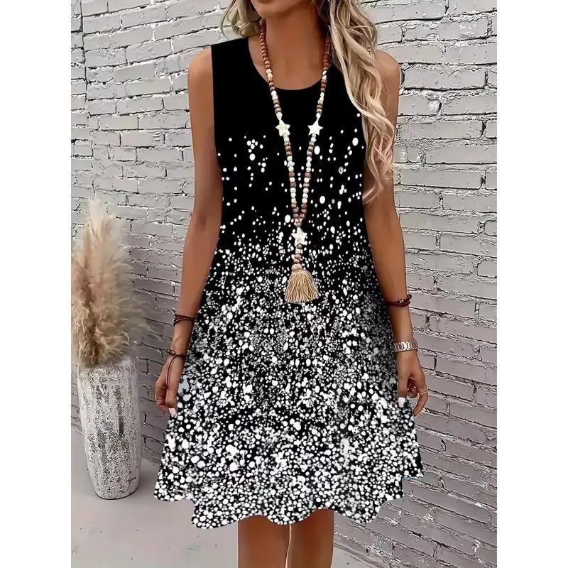 женское летнее платье без рукавов S